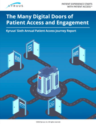 Kyruus' digital foors of patient access engagement annual survey cover